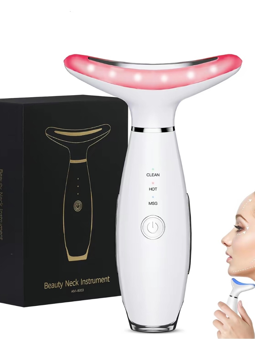 🆕7 in 1- LED Facial/Neck Beauty Instrument
